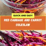 Red Cabbage and Carrot Coleslaw Recipe