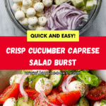 The Best Fresh Cucumber Caprese Salad Recipe