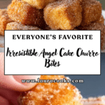 Irresistible Angel Cake Churro Bites