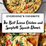 Tuscan Chicken and Spaghetti Squash Recipe