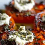 Roasted Sweet Potato Rounds with Honey & Feta Recipe