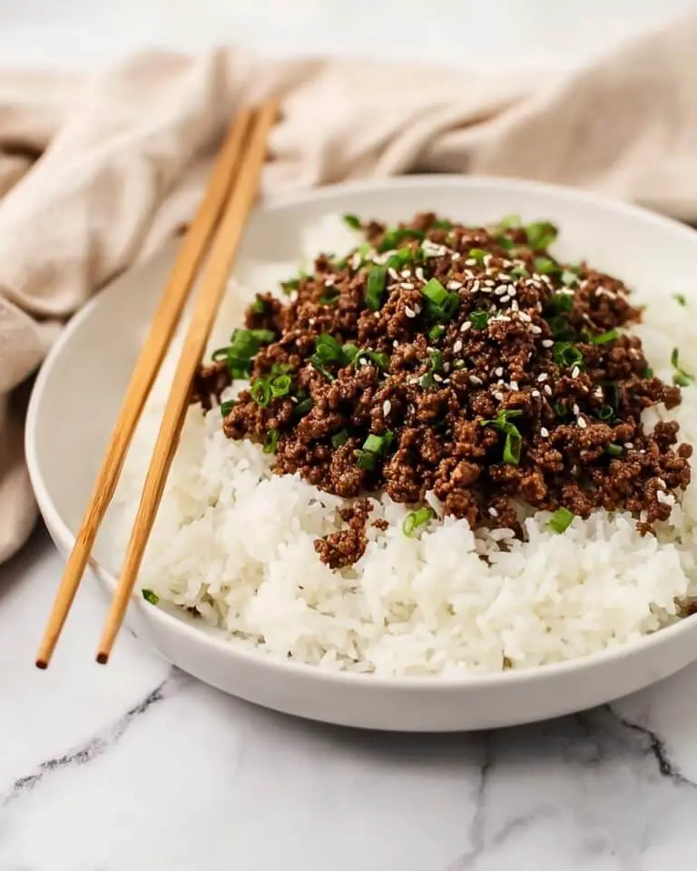 Korean Ground Beef Bowl: 25-Minute Easy & Flavorful Meal Recipe