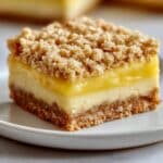 Lemon Oatmeal Crumble Bars Recipe
