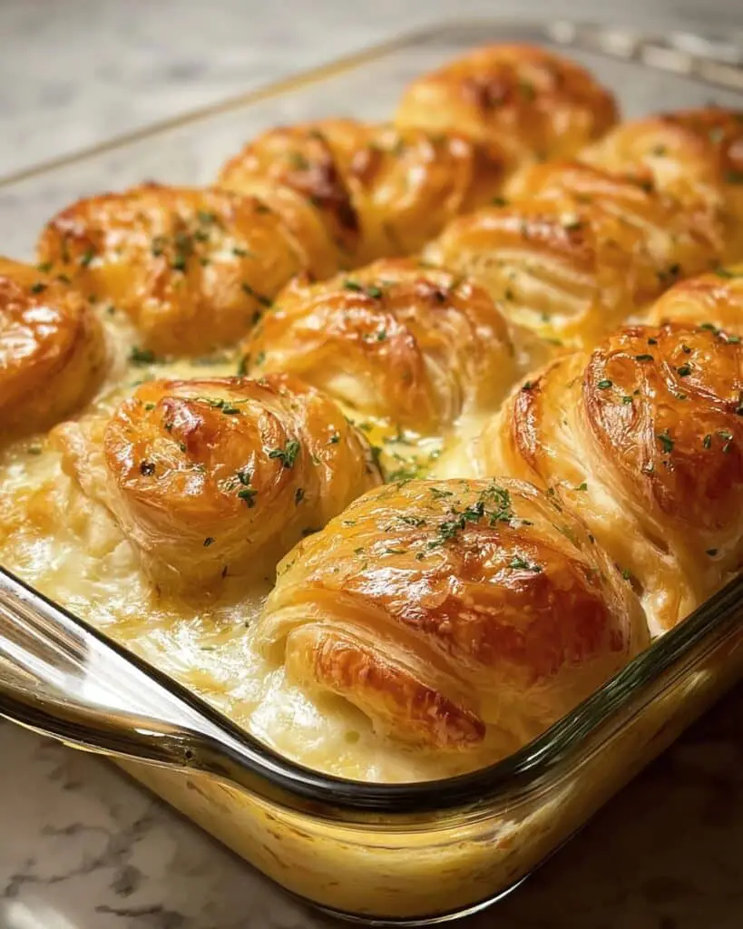 Cheesy Chicken Crescent Bake Recipe