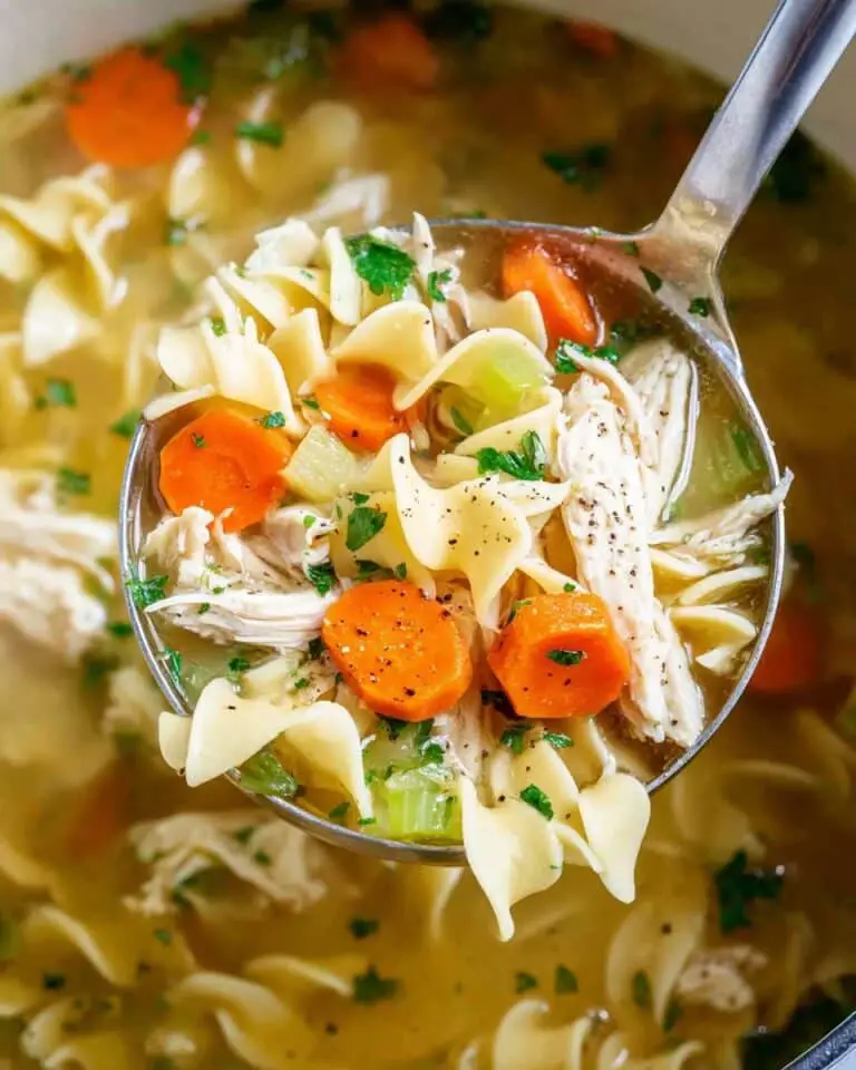 Homemade Chicken Noodle Soup Recipe