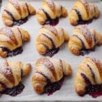 Blueberry Cream Cheese Puff Pastry Crescents Recipe