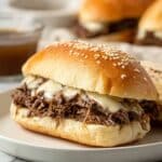 Crockpot French Dip Sandwiches Recipe