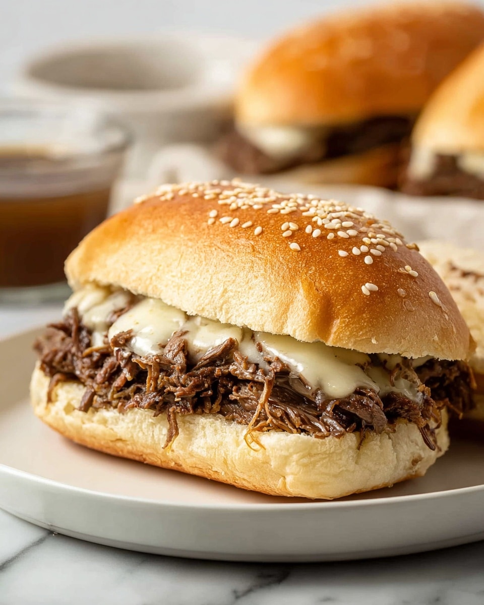 Crockpot French Dip Sandwiches Recipe
