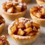 Fresh Apple Tarts with Walnut Filling and Apricot Glaze Recipe