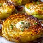 Garlic Parmesan Cabbage Steaks Recipe