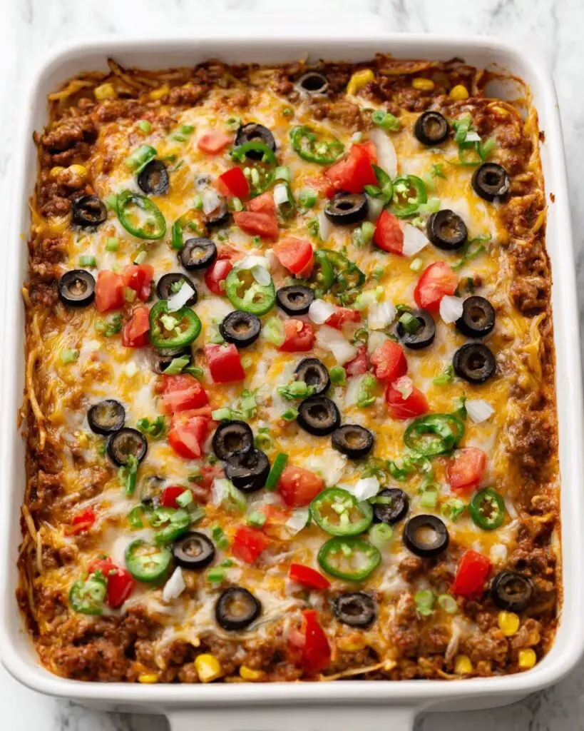Baked Taco Spaghetti Recipe