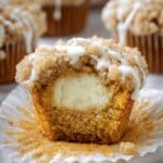 Carrot Cake Muffins with Cheesecake Filling Recipe
