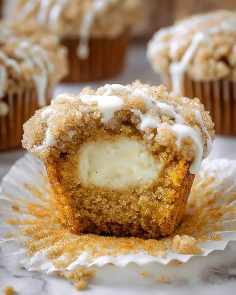 Carrot Cake Muffins with Cheesecake Filling Recipe