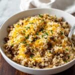 Cheesy Ground Beef and Rice Casserole Recipe