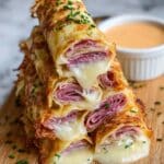 Keto Crispy Reuben Roll-Ups Recipe