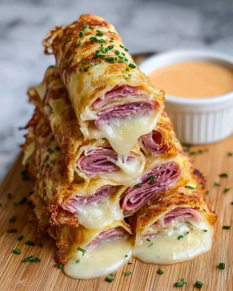 Keto Crispy Reuben Roll-Ups Recipe