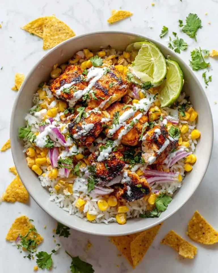 Street Corn Chicken Rice Bowl Recipe