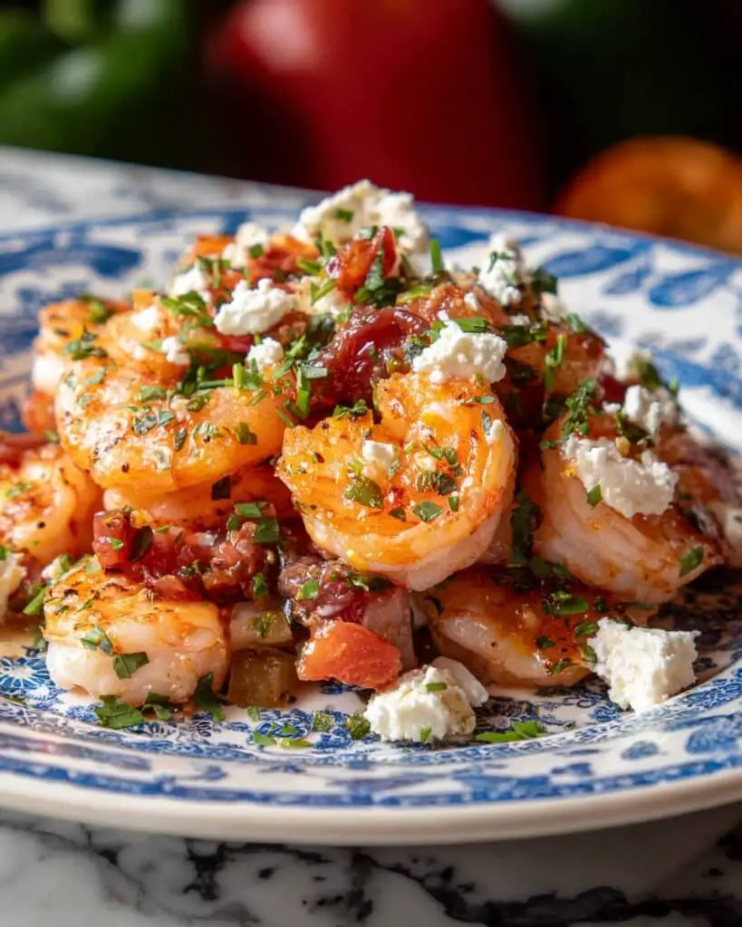 Shrimps Saganaki (Greek Recipe) Recipe