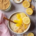Lemon Cheesecake Overnight Oats Recipe