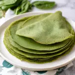 Spinach and Herb Whole Wheat Crepes Recipe