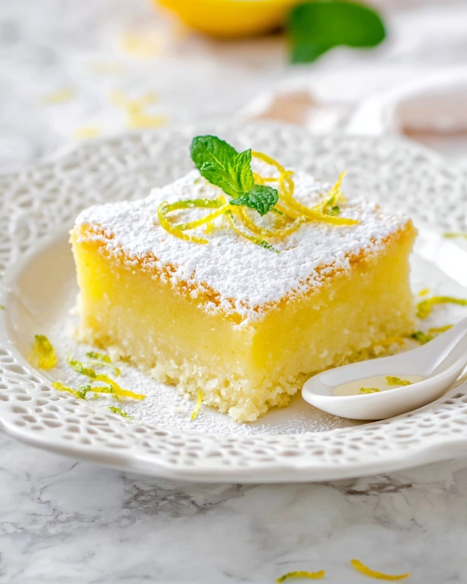 Lemon Magic Lemon Magic Cake: Irresistible & Bright Lemon Dessert