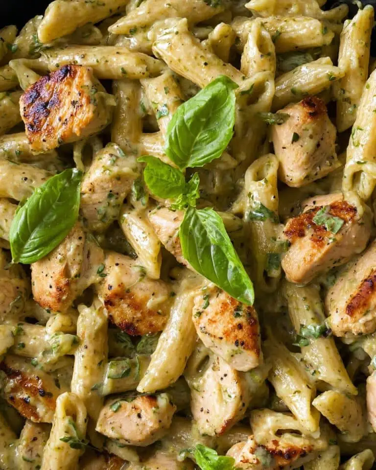 Creamy Chicken Pesto Pasta Delight Recipe