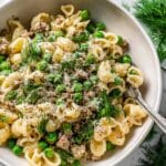 Herby Spring Pasta Salad with Chicken Sausage and Fresh Herbs Recipe