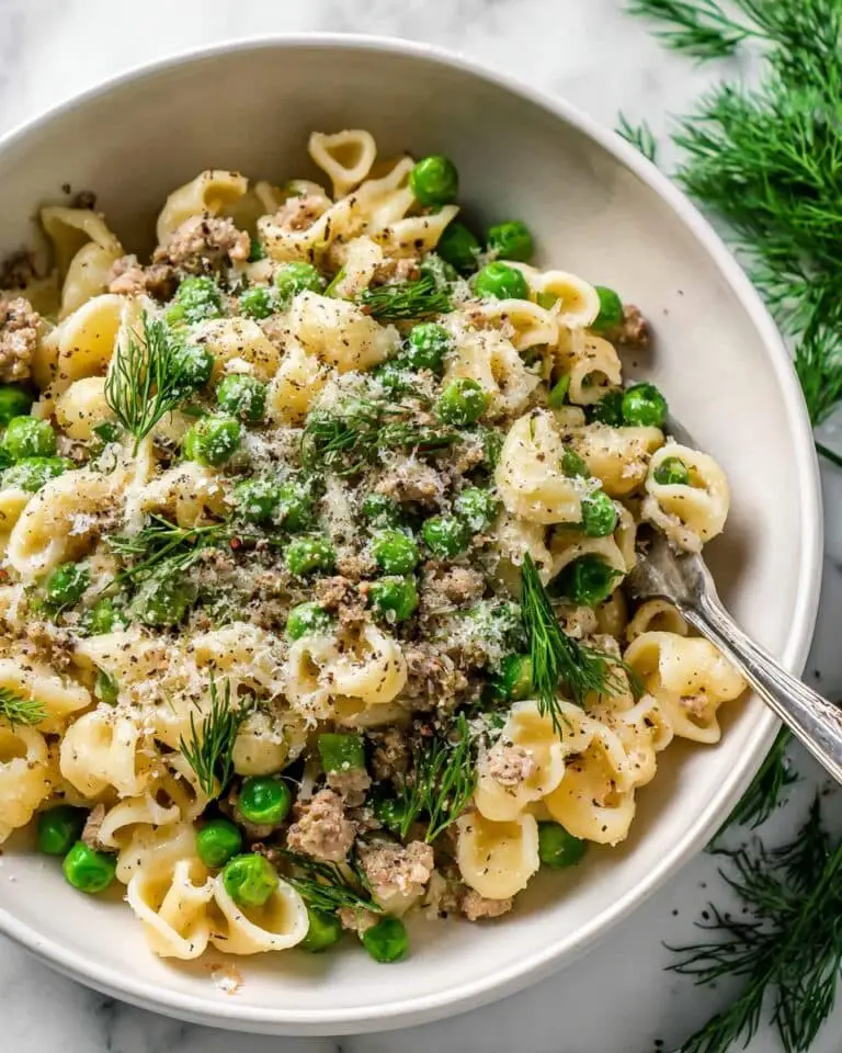 Herby Spring Pasta Salad with Chicken Sausage and Fresh Herbs Recipe