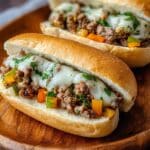 Philly Cheesesteak with Peppers and Onions Recipe
