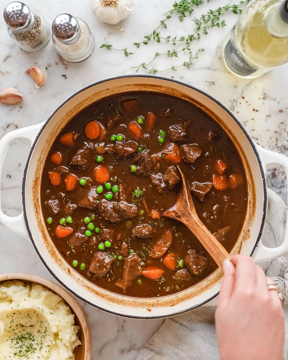 Irish Stew With Mashed Potatoes Recipe - Recipe Image