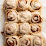 Banana Bread Cinnamon Rolls with Cream Cheese Frosting Recipe