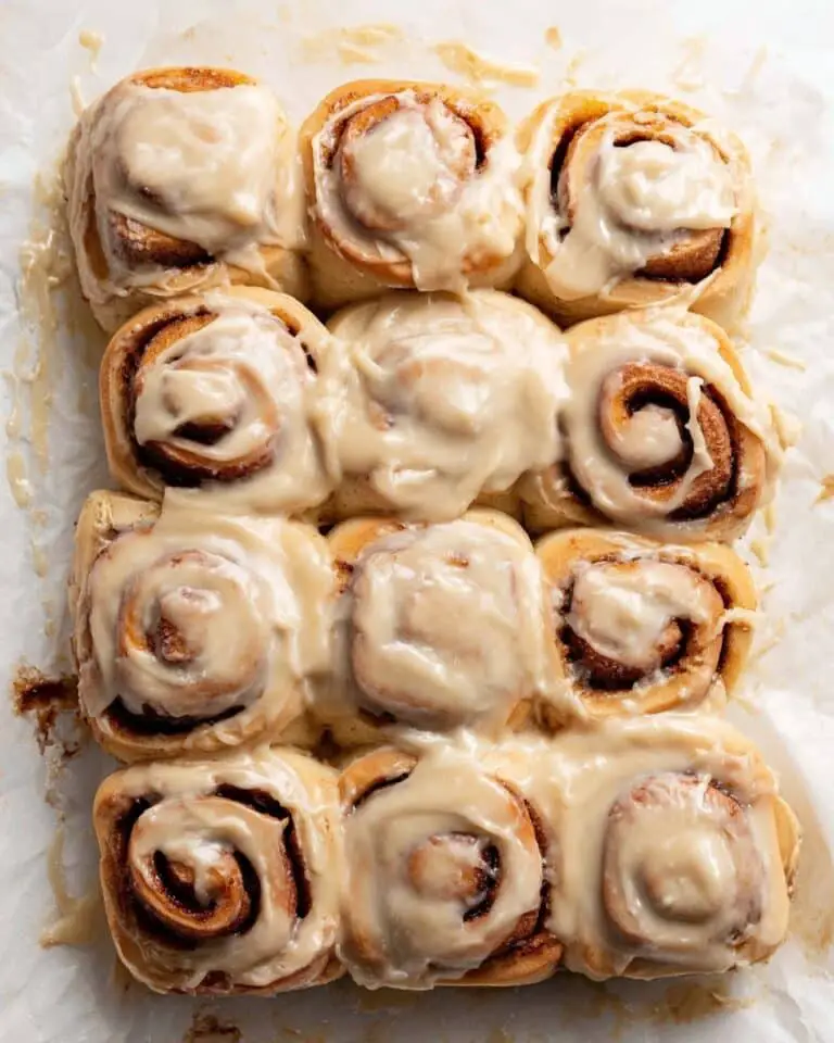 Banana Bread Cinnamon Rolls with Cream Cheese Frosting Recipe