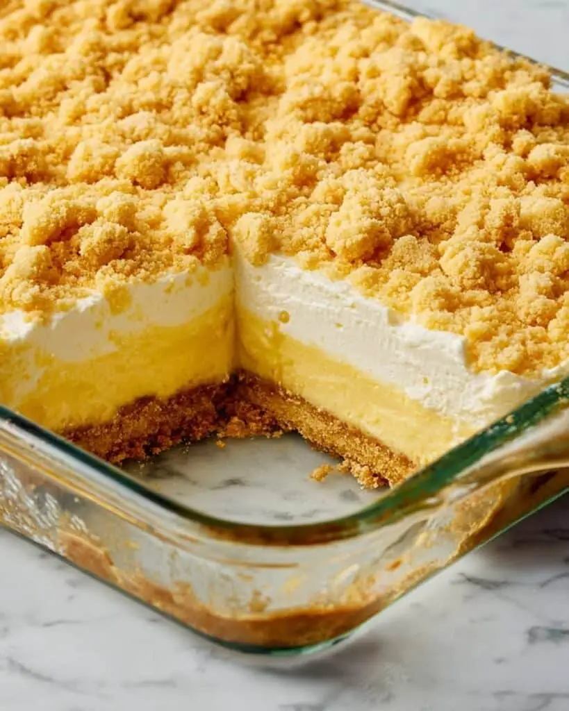 Lemon Cream Cheese Dump Cake Recipe