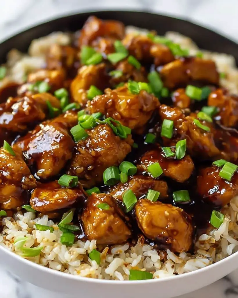 Honey BBQ Chicken Rice Recipe