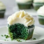 Green Velvet Cupcakes with Cream Cheese Frosting Recipe