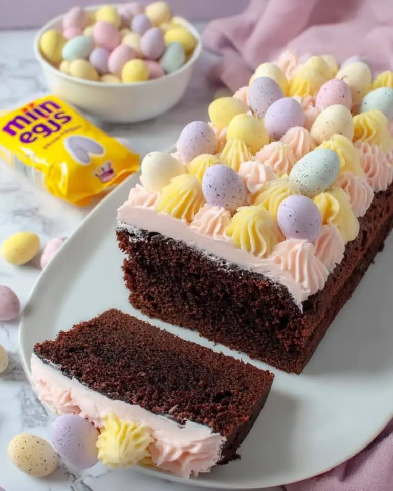 Mini Egg Chocolate Loaf Cake Recipe
