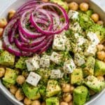 Chickpea Feta Avocado Salad Recipe