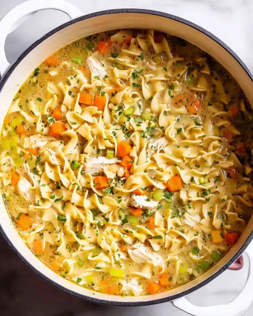 Dutch Oven Chicken Noodle Soup Recipe