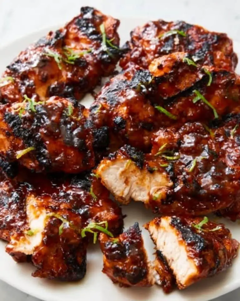 Caramelized BBQ Chicken Thighs in the Oven Recipe