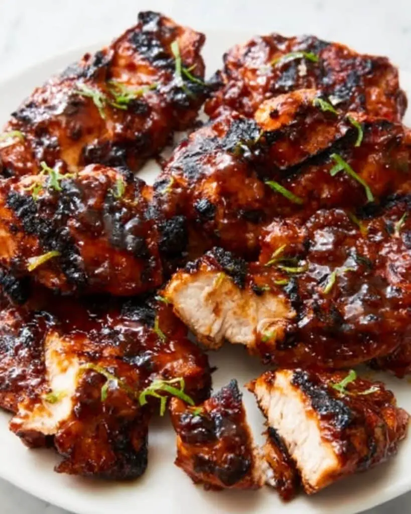 Caramelized BBQ Chicken Thighs in the Oven Recipe