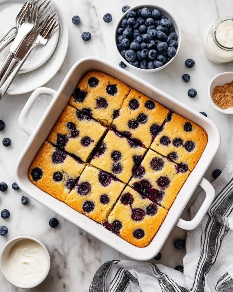 Delightful Blueberry Cottage Cheese Breakfast Bake Recipe