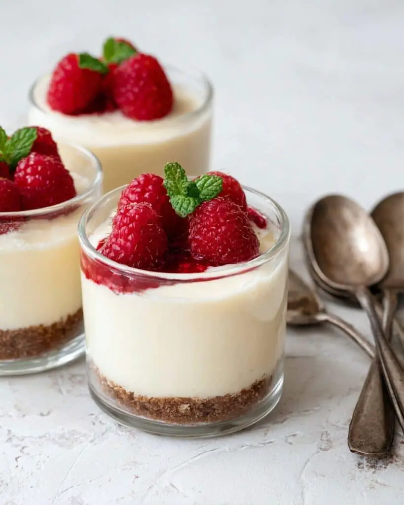 No-Bake Cheesecake Cups with Fresh Fruit Recipe