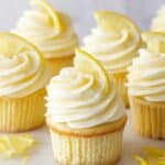Lemon Cupcakes with Lemon Buttercream Frosting Recipe