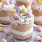 Mini Egg Chocolate Cheesecake Dessert Pots Recipe
