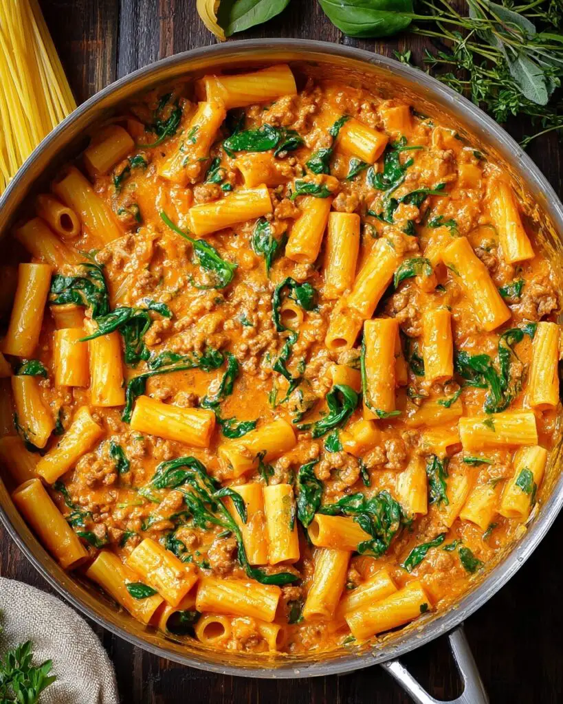 Creamy Sausage Rigatoni (One-Pan, 30-Minute Meal) Recipe