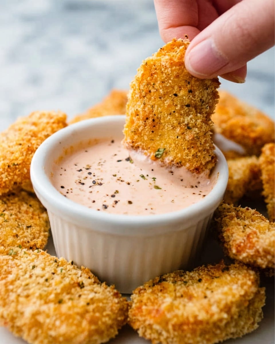 A close-up view of raw chicken strips arranged neatly on a white plate to the left. To the right, there are three brown eggs placed in a white carton. Below the eggs, a white bowl is filled with white rice. Around these main items, there are small bowls and containers holding white flour, red chili powder, and mixed herbs or salt, all set on a white marbled surface. The image shows a woman’s hand reaching toward the items, suggesting preparation. photo taken with an iphone --ar 4:5 --v 7