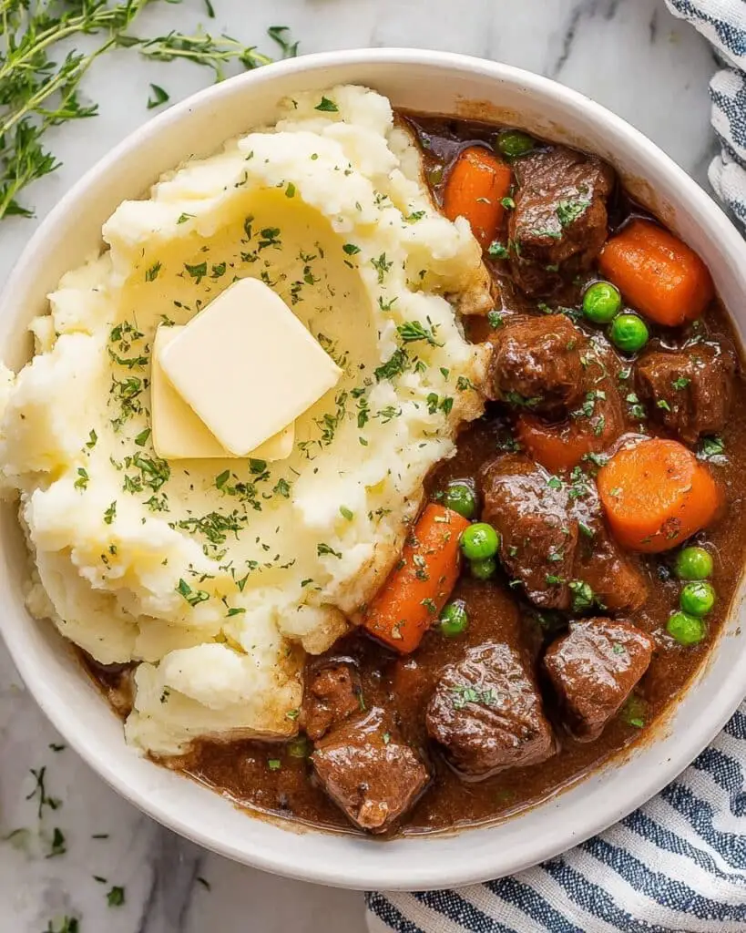 Irish Stew With Mashed Potatoes Recipe
