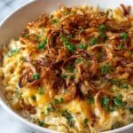 French Onion Chicken Orzo Casserole Recipe