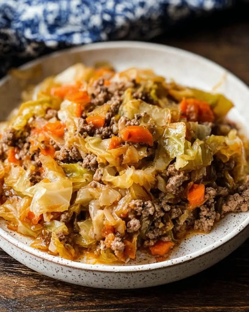 Savory Irish Ground Beef and Cabbage in 30 Minutes Recipe
