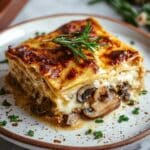 Creamy Mushroom and Spinach Lasagna Recipe